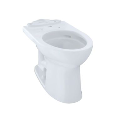 Click here to see Toto C454CEFG#01 TOTO Drake II Cotton White Universal Height Toilet Bowl with Tornado Flush, E-Max, and CEFIONTECT - C454CEFG#01