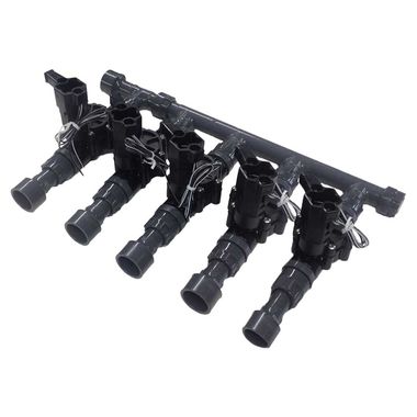 Click here to see Commodity  5-Valve Sprinkler Manifold Setup without Flow Control - Rain Bird 1