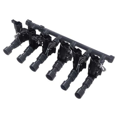 Click here to see Commodity  6-Valve Sprinkler Manifold Setup without Flow Control - Rain Bird 1