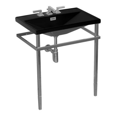 Click here to see Toto LF930MCP#51 TOTO LF930MCP#51 Ebony Lloyd Metal Console Lavatory