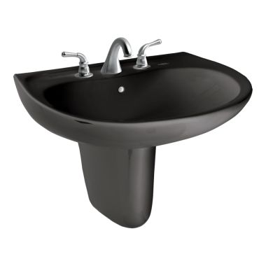 Click here to see Toto LHT241#51 TOTO Supreme Wall Mount Lavatory Single Hole, Ebony - LHT241