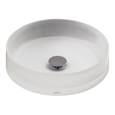 Click here to see Toto LLT150#61 Toto LLT150 Angelic White Round Vessel Lavatory