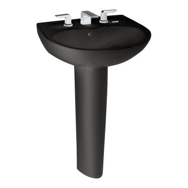 Click here to see Toto LPT241#51 Toto LPT241 Ebony Supreme Pedestal Lavatory Single Hole--Complete