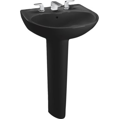 Click here to see Toto LPT241.8#51 Toto LPT241.8#51 Supreme 23 x 20 Ebony Pedestal Lavatory Sink