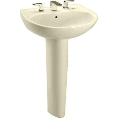 Click here to see Toto LPT241.8G#12 Toto LPT241.8G#12 Supreme 23 x 20 Sedonia Beige Pedestal Lavatory Sink