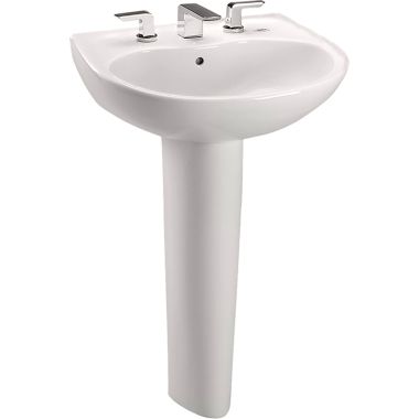Click here to see Toto LPT242.4G#11 Toto LPT242.4G Colonial White Prominence Pedestal Lavatory 4