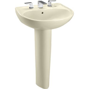 Click here to see Toto LPT242.4G#12 Toto LPT242.4G#12 Prominence 26 x 22 Sedona Beige Pedestal Lavatory Sink