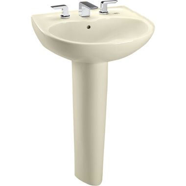 Click here to see Toto LPT242.8G#03 Toto LPT242.8G#03 Prominence 26 x 22 Bone Pedestal Lavatory Sink