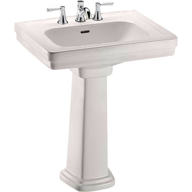 Click here to see Toto LPT530.4N#11 Toto LPT530.4N#11 Promenade 28 x 22 Colonial White Pedestal Lavatory Sink