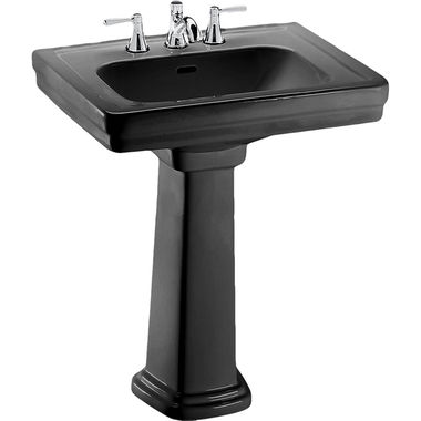 Click here to see Toto LPT530.4N#51 Toto LPT530.4N#51 Promenade 28 x 22 Ebony Pedestal Lavatory Sink