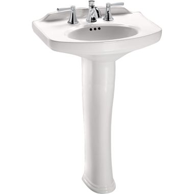 Click here to see Toto LPT642.4#11 Toto LPT642.4#11 Dartmouth 25 x 18 Colonial White Pedestal Lavatory Sink