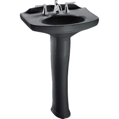 Click here to see Toto LPT642.4#51 Toto LPT642.4#51 Dartmouth 25 x 18 Ebony Pedestal Lavatory Sink