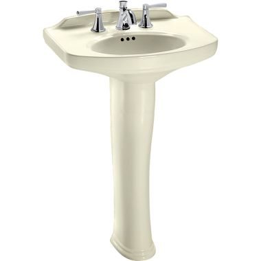 Click here to see Toto LPT642.8#03 Toto LPT642.8#03 Dartmouth 25 x 18 Bone White Pedestal Lavatory Sink