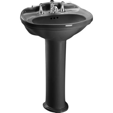 Click here to see Toto LPT754#51 Toto LPT754#51 Whitney 25 x 19 Ebony Pedestal Lavatory Sink