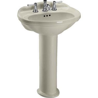 Click here to see Toto LPT754#03 Toto LPT754#03 Whitney 25 x 19 Bone Pedestal Lavatory Sink