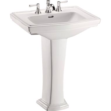Click here to see Toto LPT780#11 Toto LPT780#11 Clayton 27 x 20 Colonial White Pedestal Lavatory Sink