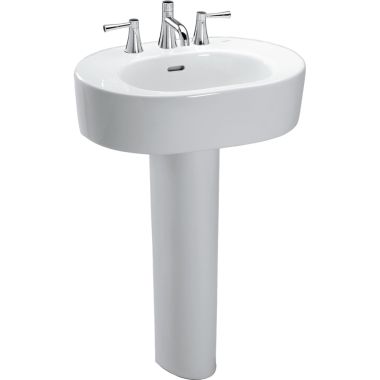 Click here to see Toto LPT790#01 Toto LPT790#01 Nexus 24 x 18 Cotton White Pedestal Lavatory Sink