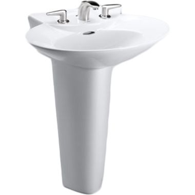 Click here to see Toto LPT908N#11 Toto LPT908N Colonial White Pacifica Pedestal Lavatory Single Hole--Complete