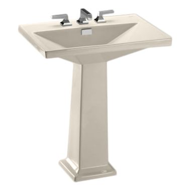 Click here to see Toto LPT930.8#12 Toto LPT930.8 Sedona Beige Lloyd Pedestal Lavatory 8