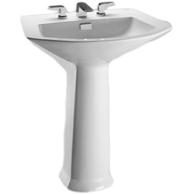 Click here to see Toto LPT960.8#01 Toto LPT960.8#01 Cotton White Soiree Pedestal Lavatory 8