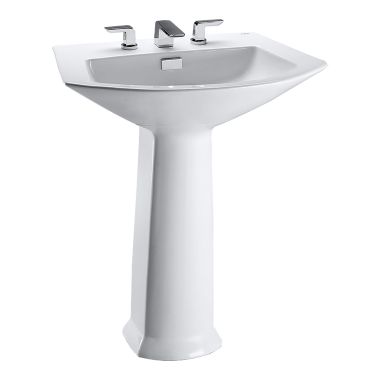 Click here to see Toto LPT962#11 Toto LPT962#11 Colonial White Soiree Pedestal Lavatory--Complete