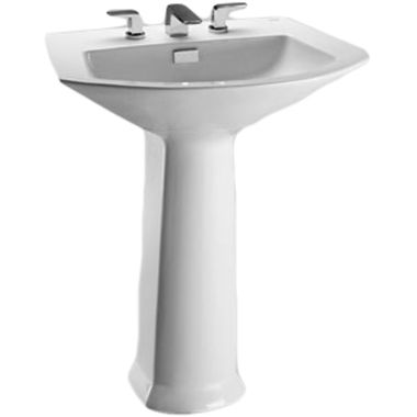 Click here to see Toto LPT962.8#01 Toto LPT962.8#01 Cotton White Soiree Pedestal Lavatory--Complete