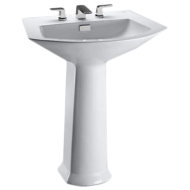 Click here to see Toto LPT962.8#11 Toto LPT962.8#11 Colonial White Soiree Pedestal Lavatory--Complete