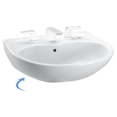 Click here to see Toto LT241.8G#11 Toto LT241.8G#11 Colonial White Supreme Pedestal Sink Basin