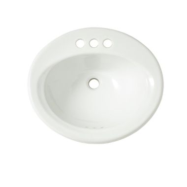 Click here to see Toto LT401#01 Toto LT401 Cotton White Self Rimming Lavatory Single Hole ADA