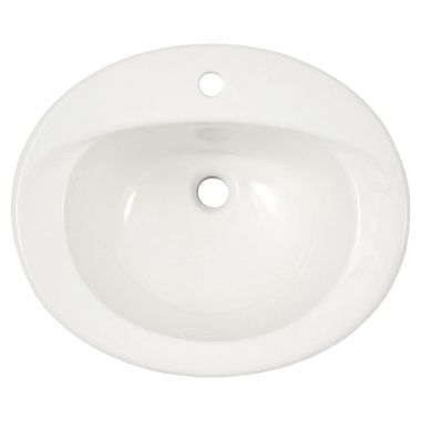 Click here to see Toto LT511.4G#01 Toto Supreme Self Rimming Lavatory, 4in Centers, CeFiONtect, ADA, Cotton White - LT511.4G#01