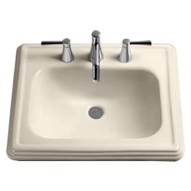 Click here to see Toto LT531.4#12 Toto Promenade Self Rimming Lavatory Sink, 4in Centers, ADA, Vitreous China, Sedona Beige - LT531.4#12