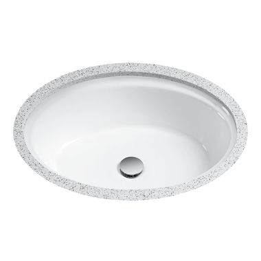 Click here to see Toto LT641#01 TOTO Dartmouth Undermount Bathroom Sink with Overflow, Vitreous China, Cotton White - LT641#01