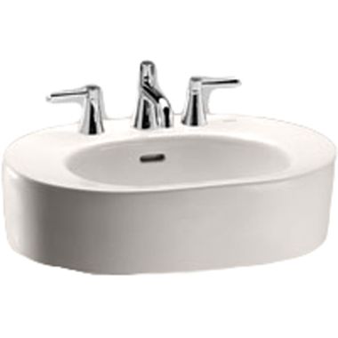 Click here to see Toto LT790#03 Toto lpt790 Bone Nexus Pedestal Lavatory, Sink Only Single Hole