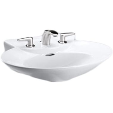 Click here to see Toto LT908#11 Toto LT908 Colonial White Pacifica Pedestal Lavatory, Sink Only Single Hole