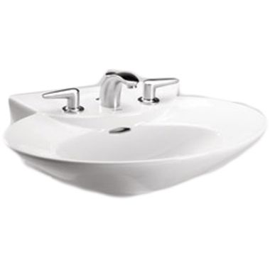 Click here to see Toto LT908.4#01 Toto lpt908.4n Cotton White Pacifica Pedestal Lavatory, Sink Only 4
