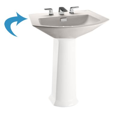 Click here to see Toto LT962.8#03 Toto Soiree 25-1/8