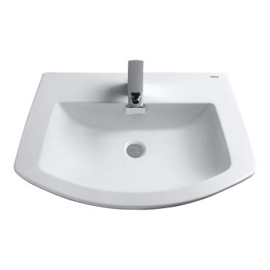 Click here to see Toto LT963#11 Toto Soiree Self-Rimming Lavatory Sink, Single Hole, ADA, Vitreous China, Colonial White - LT963#11