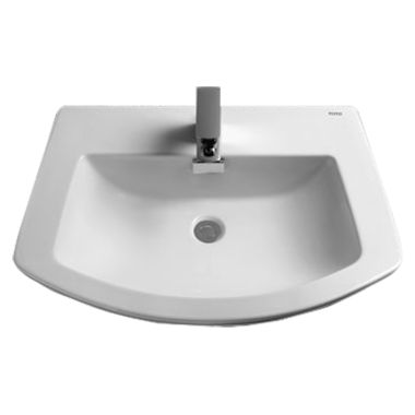 Click here to see Toto LT963.8#01 Toto Soiree Self-Rimming Lavatory, 8in Centers, ADA, Cotton White - LT963.8#01