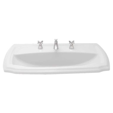 Click here to see Toto LT971#01 Toto LT971 Cotton White Guinevere Self-Rimming Lavatory Single Hole ADA