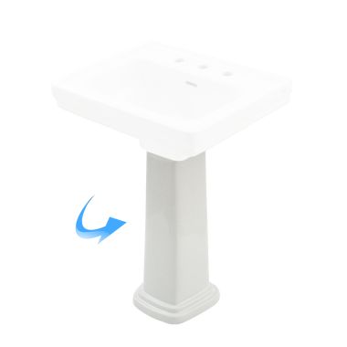 Click here to see Toto PT530N#11 TOTO PT530N#11 Promenade Pedestal Only, 27-1/2