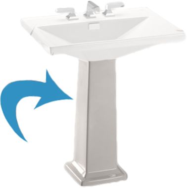 Click here to see Toto PT930#03 Toto lpt930 Bone Lloyd Pedestal Only--Complete