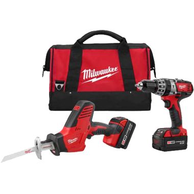 Click here to see Milwaukee 2695-22 Milwaukee 2695-22 model 2-Tool Cordless Combo Kit 