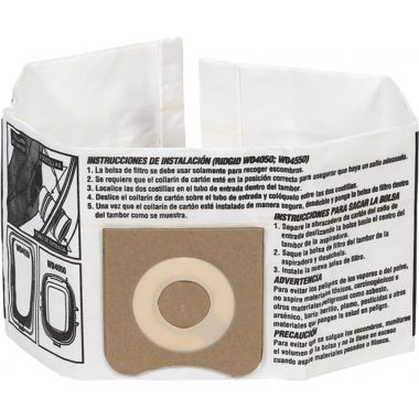 Click here to see Ridgid 23738 Ridgid 23738 VF3501 Filter Bag