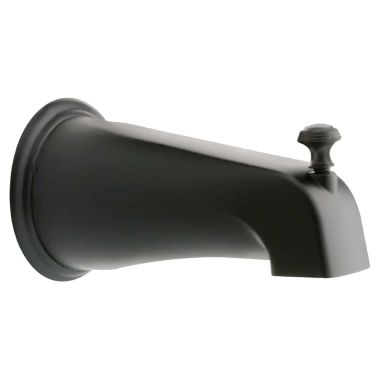 Click here to see Moen 3808WR Moen 3808WR Kingsley Meontrol Slip Fit Diverter Tub Spout, Wrought Iron