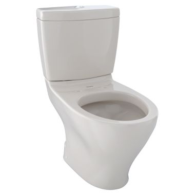 Click here to see Toto CST416M#12 TOTO Aquia II Two-Piece Elongated Dual-Max, Dual Flush 1.6 and 0.9 GPF Skirted Toilet, Sedona Beige - CST416M#12