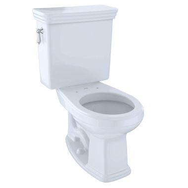 Click here to see Toto CST423SF#11 TOTO Promenade Two-Piece Round 1.6 GPF Universal Height Toilet, Colonial White - CST423SF#11
