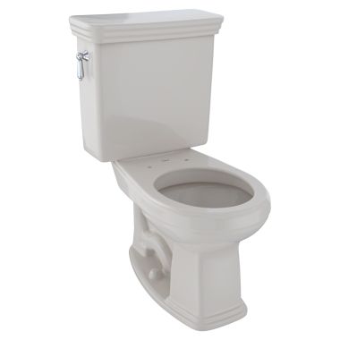 Click here to see Toto CST423SF#12 TOTO Promenade Two-Piece Round 1.6 GPF Universal Height Toilet, Sedona Beige - CST423SF#12
