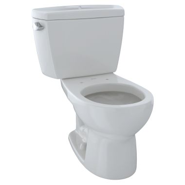 Click here to see Toto CST743SDB#11 TOTO Drake Two-Piece Round 1.6 GPF Toilet with Insulated Tank and Bolt Down Tank Lid, Colonial White - CST743SDB#11