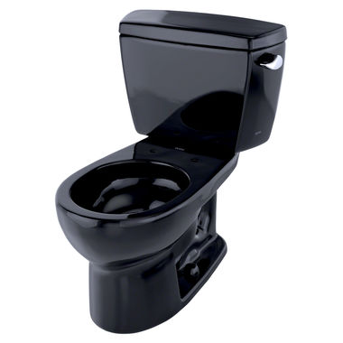 Click here to see Toto CST743SR#51 TOTO Drake Two-Piece Round 1.6 GPF Toilet with Right-Hand Trip Lever, Ebony - CST743SR#51