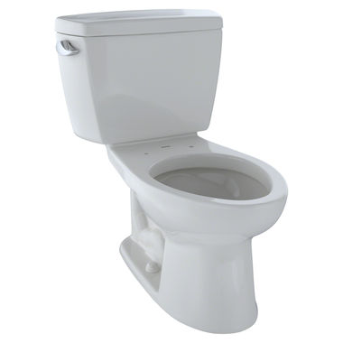 Click here to see Toto CST744SLD#11 Toto Drake Two-Piece Elongated 1.6 GPF ADA Compliant Toilet with Insulated Tank, Colonial White - CST744SLD#11